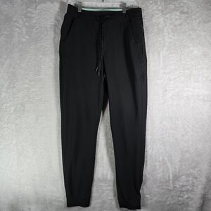 Birddogs Lined Joggers Mens Size Large L Black Stretch Athletic 30” Inseam